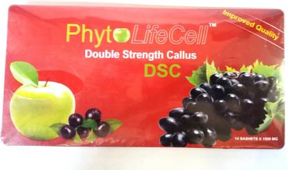 Phyto Life Cell APPLE,GRAPE, DOUBLE STRENGTH  PACK OF 1 PACKET