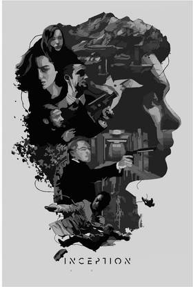 Inception Movie Poster Art | Movie Posters For Room Paper Print - Movies,  Minimal Art posters in India - Buy art, film, design, movie, music, nature  and educational paintings/wallpapers at Flipkart.com
