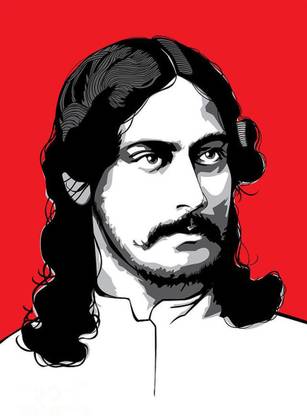 Young Rabindranath Tagore - Digital Art - Premium Quality Poster For Home  And Office Décor Paper Print - Art & Paintings posters in India - Buy art,  film, design, movie, music, nature