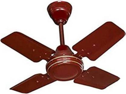 Extra Power Nano 24 4 Blade Ceiling Fan Brown 600 Mm 3 In India - Which Ceiling Fan Is Better 3 Blade Or 4