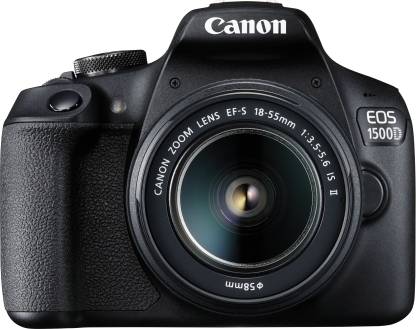 Canon EOS 1500D DSLR Camera Single Kit with 18-55 IS II lens