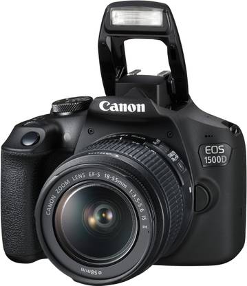 Canon EOS 1500D DSLR Camera Body Dual kit with EF-S 18-55 IS II + 55-250 IS II lens (16 GB Memory Card & Carry Case )