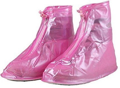 AGFXN 5 Packs Ms Multiple Colour High Heel Rainproof Shoe Cover Thick Reusable Environmental Protection Anti-mud Non-Slip Outdoor Camping Fishing Easy to Carry Color : A, Size : M 