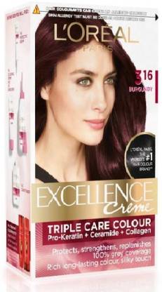 L'Oréal Paris Paris Excellence Crème Hair Color, 316 Burgundy , 316  Burgundy - Price in India, Buy L'Oréal Paris Paris Excellence Crème Hair  Color, 316 Burgundy , 316 Burgundy Online In India,