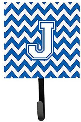Carolines Treasures Letter Z Chevron Blue and White Leash or Key Holder CJ1056-ZSH4 Small Multicolor Carolines Treasures Letter Z Chevron Blue and White Leash or Key Holder CJ1056-ZSH4 Small Multicolor