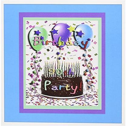 3drose Birthday Party Chocolate Cake 90th Greeting Cards 6 X 6 Inches Set Of 12 Gc 218 2 Birthday Party Chocolate Cake 90th Greeting Cards 6 X 6 Inches Set Of