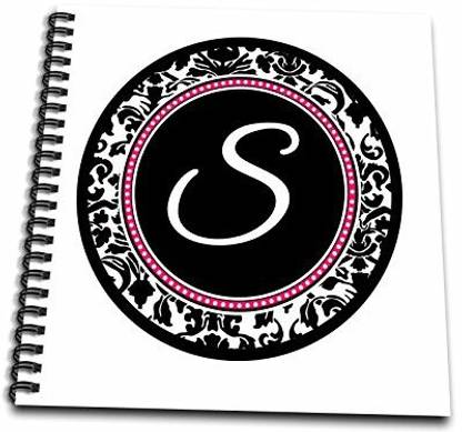 3drose Letter S Stylish Monogrammed Circle Girly Personal Initial Personalized Black Damask With Hot Pink Drawing Book 8 X 8 Letter S Stylish Monogrammed Circle Girly Personal Initial Personalized Black Damask 3drose Letter S Stylish Monogrammed Circle Girly Personal Initial Personalized Black Damask With Hot Pink Drawing Book 8 X 8 Letter S Stylish Monogrammed Circle Girly Personal Initial Personalized Black Damask