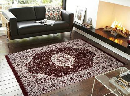 Nishankur Fabs Maroon Cotton Carpet