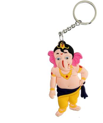 GCT Double Sided Ganesh Ji | Ganesha | Ganpati Ji Cartoon Movie Rubber  (Design-1) Keyring for Men Women Boys Girls Kids Car Bike Key Chain Price  in India - Buy GCT Double