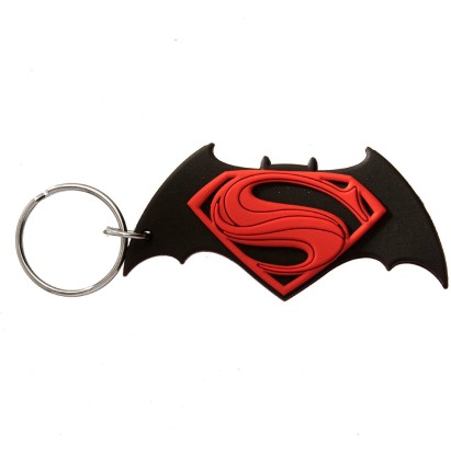 Details about   Batman v Superman Dawn of Justice New Enamel Logo Keychain Key Chain DC Comics 