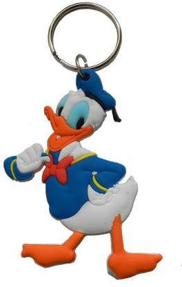 GCT Double Sided Donald Duck Walt Disney Animal Cartoon Movie Character  Blue White Rubber (Design-1) Keyring for Men Women Boys Girls Kids Car Bike  Key Chain Price in India - Buy GCT