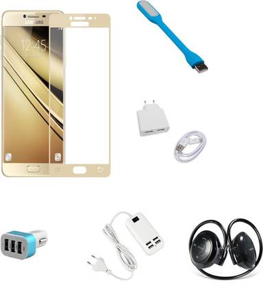 PHONICZ RETAILS Screen Protector Accessory Combo for Samsung C9 Pro