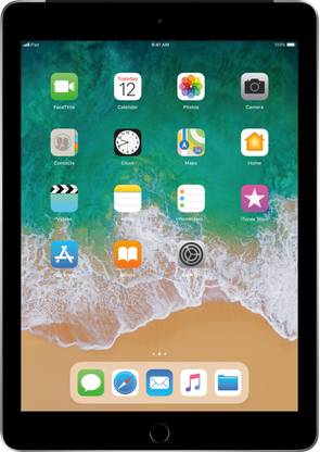 apple ipad 6th gen 128 gb rom 9 7 inch with wi fi 4g space grey