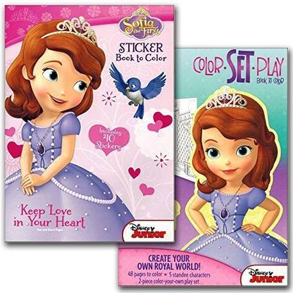 Sofia The First Disney Coloring And Activity Book Set With ...