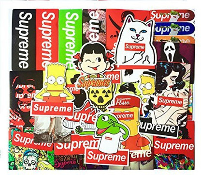 supreme mac sticker