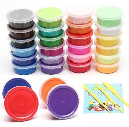 Generic Kidsky 24 Colors Modeling Magic Diy Super Light Clay Air Dry Clay Non Sticky And Non Toxic Scented Kidsky 24 Colors Modeling Magic Diy Super Light Clay Air Dry Clay Non Sticky And