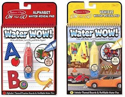 Download Generic Melissa Doug Water Wow Activity Book Alphabet And Coloring Book Vehicles Bundle Melissa Doug Water Wow Activity Book Alphabet And Coloring Book Vehicles Bundle