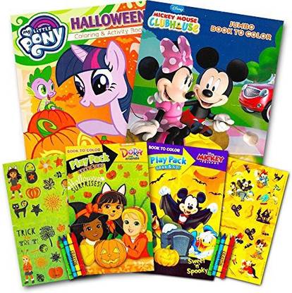 Disney Junior Halloween Coloring Book Super Set For Kids ...