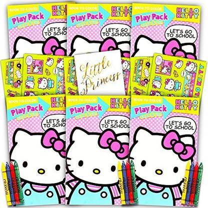 Download Hello Kitty Ultimate Party Favors Packs 6 Sets With Stickers Coloring Books And Crayons Party Supplies Ultimate Party Favors Packs 6 Sets With Stickers Coloring Books And Crayons Party