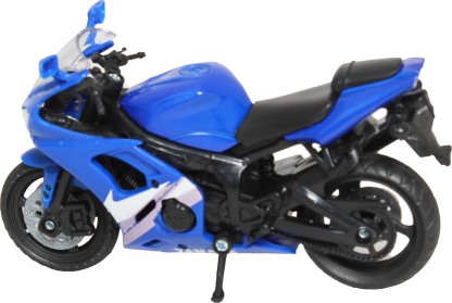 YAMAHA Blue YZF-R6 MOTORCYCLE DIE CAST NEWRAY DIE-CAST 1:18 SCALE NEW! 