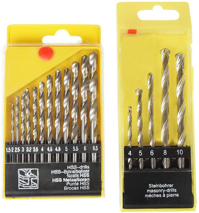 ISC Drill Bit Set Combo HSS 13 Pcs For 