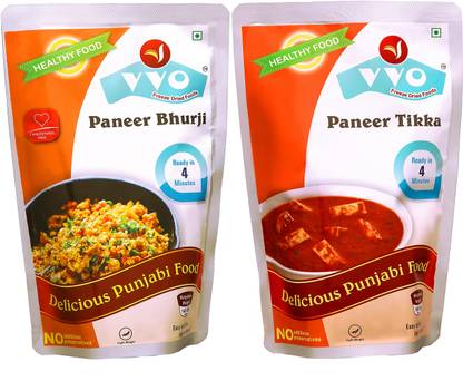 Vvo Ready To Eat Freeze Dried Punjabi Paneer Bhurji Paneer Tikka Masala Combo Of 2 110 G Price In India Buy Vvo Ready To Eat Freeze Dried Punjabi Paneer Bhurji Tandoori paneer tikka requires to be cooked in traditional clay or modern gas tandoor to get the smoky flavor. flipkart