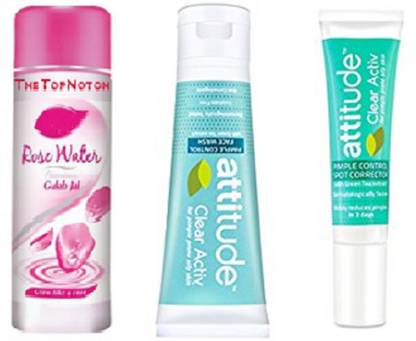 Thetopnotch Gulab Jal 120 Ml And Amway Attitude Clear Active Facewash And Spot Corrector Price In India Buy Thetopnotch Gulab Jal 120 Ml And Amway Attitude Clear Active Facewash And Spot The attitude clear activ spot corrector contains rose berries, salicylic acid and zinc pca which reduces redness and size of pimples. thetopnotch gulab jal 120 ml and amway attitude clear active facewash and spot corrector