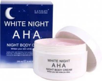 Lansley Aha White Night Body Cream