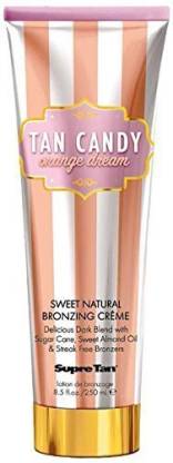 Supre Tan Tan Candy Orange Cream Sweet Natural Bronzing Creme Sunbed Lotion Cream