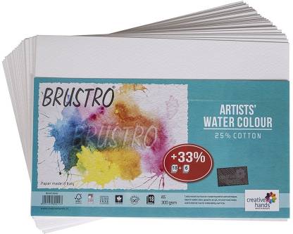 BRuSTRO Super Series Unruled A5 300 Watercolor Paper