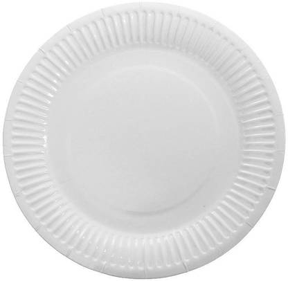 Total Home Details About 100pcs Disposable Tableware Round Paper Plate Party Diy Craft White Color Dinner In India Dinner Plate, Round Disposable Dinner Plates