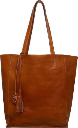  | Tan Luzo BAG LADIES HANDBAGS OFFICE BAGS FOR WOMEN Shoulder  Bag - Shoulder Bag