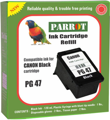 Parrot refill for Canon Pixma PG 47 