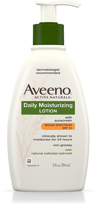 aveeno lotion spf