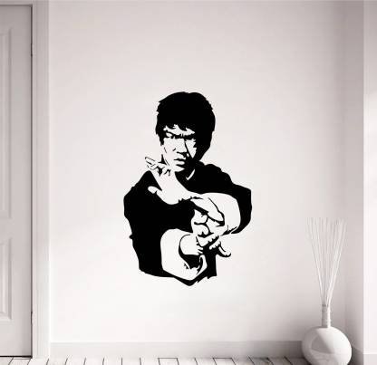 StickerYard 76 cm Bruce Lee Wall Decal Self Adhesive Sticker Price in ...