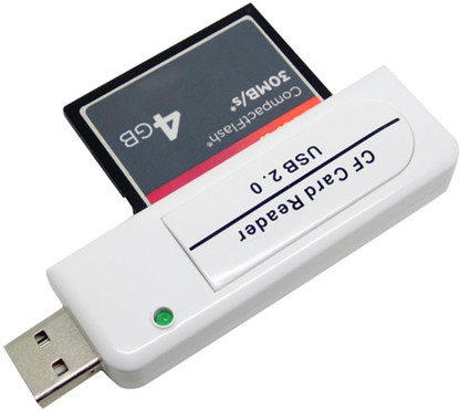 compact card reader for compact flash