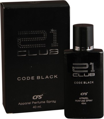 21 club code black perfume price