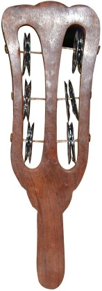 Wooden Hand Taal Khartal Kartal Indian Musical Instrument KHARTAAL Professional Jhika Set of 1 pcs 