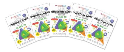 CBSE Chapterwise & Topicwise Question Bank - Hindi A/English Language & Literature (Beehive, Moments)/Science/Social Science/Mathematics (Class 10) Set of 5  - With Complete Solutions First Edition