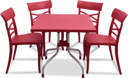 supreme plastic dining table set price