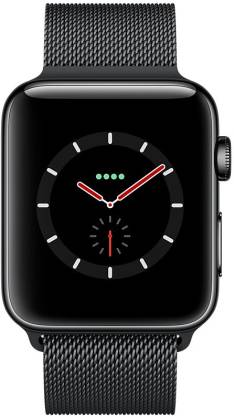 APPLE Watch Series 3 GPS + Cellular - 42 mm Space Black Stainless Steel Case with Milanese Loop