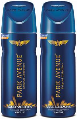 Park Avenue Good Morning Deodorant Spray  –  For Men  (200 g, Pack of 2)
