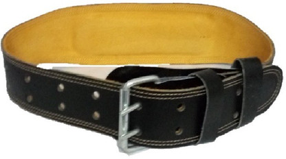 TIMA 2765 Leather Gym Belt (Black 