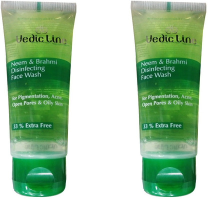 vedic line charcoal face wash