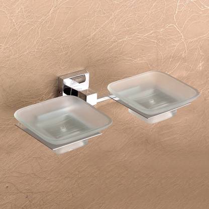 Embros Glass Dual Soap Dish Bathroom, Soap Dish Bathtub