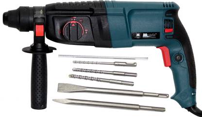 Digital Craft Hammer Drill 26mm Heavy Duty Rotary Hammer Drill Machine 800 Watts With 3 Mode Blue Pistol Grip Drill Price In India Buy Digital Craft Hammer Drill 26mm Heavy Duty