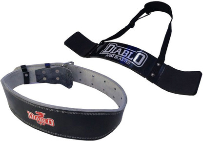Gym Combo Of Leather Gym Belt 