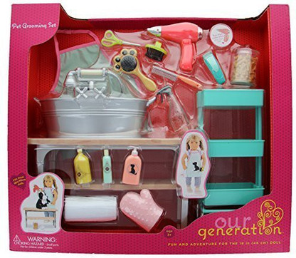 dog groomer playset