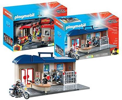 distorsionar Soportar maletero Maven Gifts Playmobil City Action Playset Bundle With Take Along Fire Station Playset And Take Along Police Station Playset - Playmobil City Action Playset Bundle With Take Along Fire Station Playset And distorsionar Soportar maletero Maven Gifts Playmobil City Action Playset Bundle With Take Along Fire Station Playset And Take Along Police Station Playset - Playmobil City Action Playset Bundle With Take Along Fire Station Playset And
