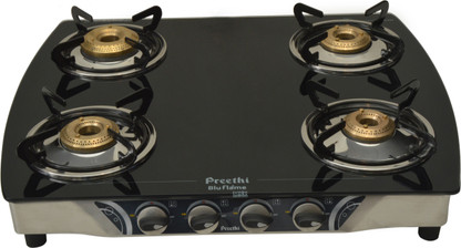 preethi 4 burner gas stove price